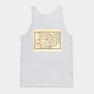 1774 Switzerland Antique Map Tank Top